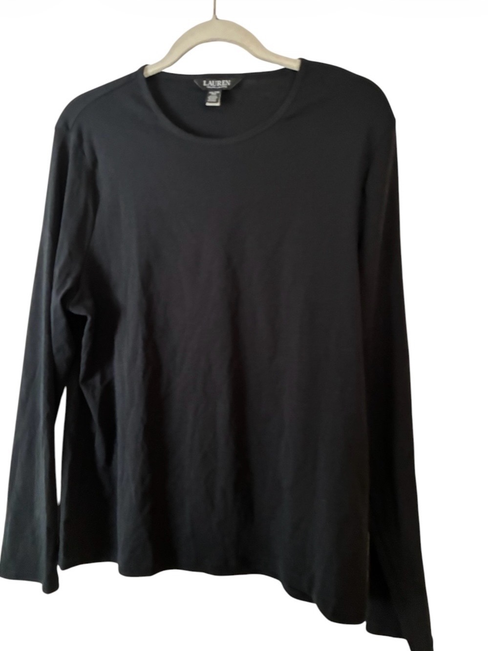 RRL Ralph Lauren Black Cotton Long Sleeve Shirt Sz XXL TTG